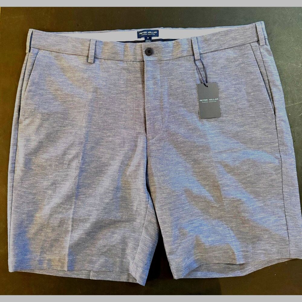 Peter Millar Surger Performance Shorts Ocean Blue Men's 40 NWT